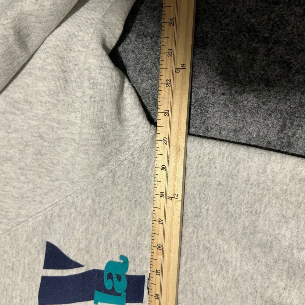 Vintage Santee Navy Sigonella Sweatshirt Gray 90s Retro Skater Size Medium